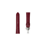 Frederique Constant Cinturino pelle stampa coccodrillo marrone con chiusura deployante in acciaio FCS-BOA18X16 CREST SS