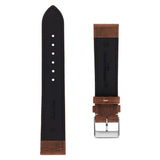 Frederique Constant Cinturino dettaglio retro pelle nera con marchio FritsMan e larghezza 20mm FCS-NBRWB20X18 SS