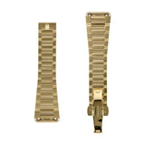 Frederique Constant Cinturino oro giallo vista posteriore con chiusura pieghevole Stainless Steel FCB-2NH3L-5