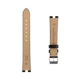 Frederique Constant Cinturino vista posteriore retro pelle naturale con logo Frederique Constant Genève 14mm FCS-BLACK2AC SS