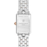Frederique Constant Classics Art Deco Carree fondello acciaio inciso vetro zaffiro Swiss Made 3ATM FC-200MPW2AC2B