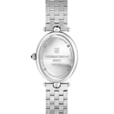 Frederique Constant Classics Art Deco Oval fondello inciso in acciaio con vetro zaffiro e chiusura pieghevole FC-200MPW2V6B