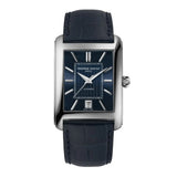 Frederique Constant Classics Carree Automatic quadrante blu con indici applicati, cassa acciaio e cinturino pelle blu FC-303N4C26