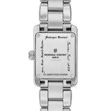 Frederique Constant Classics Carree Ladies fondello inciso acciaio inossidabile Swiss Made Modele Depose FC-200LBMC26B