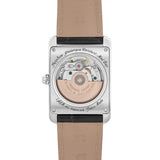 Frederique Constant Classics Carree Moonphase Automatic fondello trasparente movimento automatico calibro FC-333 26 rubini FC-333S4C6