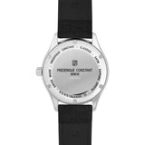 Frederique Constant Classics Index Automatic fondello acciaio inciso con cinturino pelle nera motivo coccodrillo FC-303NB5B6