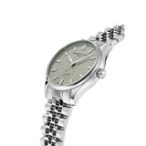 Frederique Constant Classics Index Small Seconds Automatic vista laterale cassa acciaio e bracciale jubilee FC-530GR3B6B