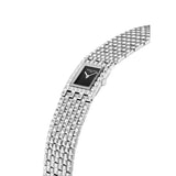 Frederique Constant Classics Manchette dettaglio laterale cassa acciaio e corona con bracciale clou de paris FC-200ONB1MC6B