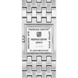 Frederique Constant Classics Manchette fondello inciso acciaio con vetro zaffiro e referenza Swiss Made FC-200GR1MC6B