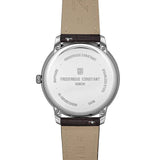 Frederique Constant Classics Moneta Solarmetre fondello acciaio inciso Sapphire Stainless Steel 5ATM cinturino pelle C-120W3S6