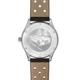 Frederique Constant Classics Vintage Rally Healey Automatic fondello inciso auto Austin-Healey cinturino pelle marrone FC-301HGRS5B26