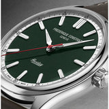 Frederique Constant Classics Vintage Rally Healey Automatic dettaglio quadrante verde indici applicati luminescenti FC-301HGRS5B26