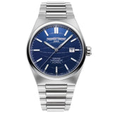 Frederique Constant Highlife Automatic Cosc quadrante blu con motivo globo, bracciale acciaio inossidabile FC-303N4NH6B