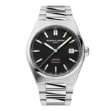 Frederique Constant Highlife Automatic Cosc orologio quadrante nero sabbiato bracciale acciaio indici applicati FC-303BBG3NH6B