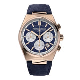 Frederique Constant Highlife Chronograph Automatic quadrante blu con cassa oro rosa e cinturino nabuk blu FC-391NS4NH4