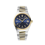 Frederique Constant Highlife Ladies Quartz quadrante blu sunburst con bracciale bicolore acciaio e oro giallo FC-240N2NH3B