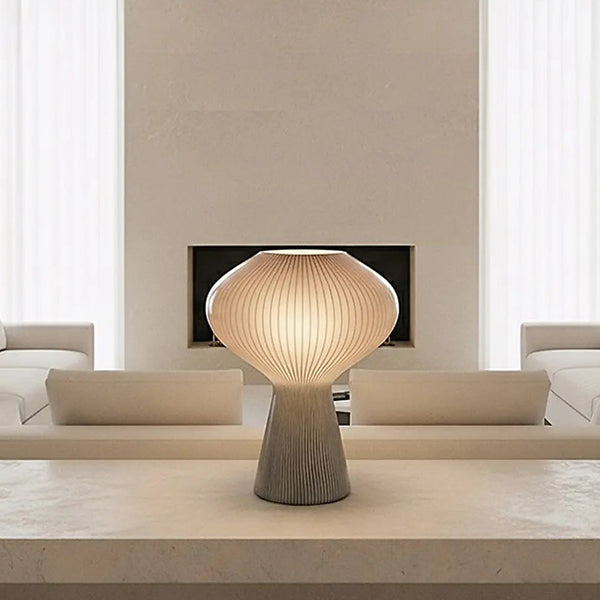 Lampada Venini Fungo Talpa/Lattimo 895.11 ambientato