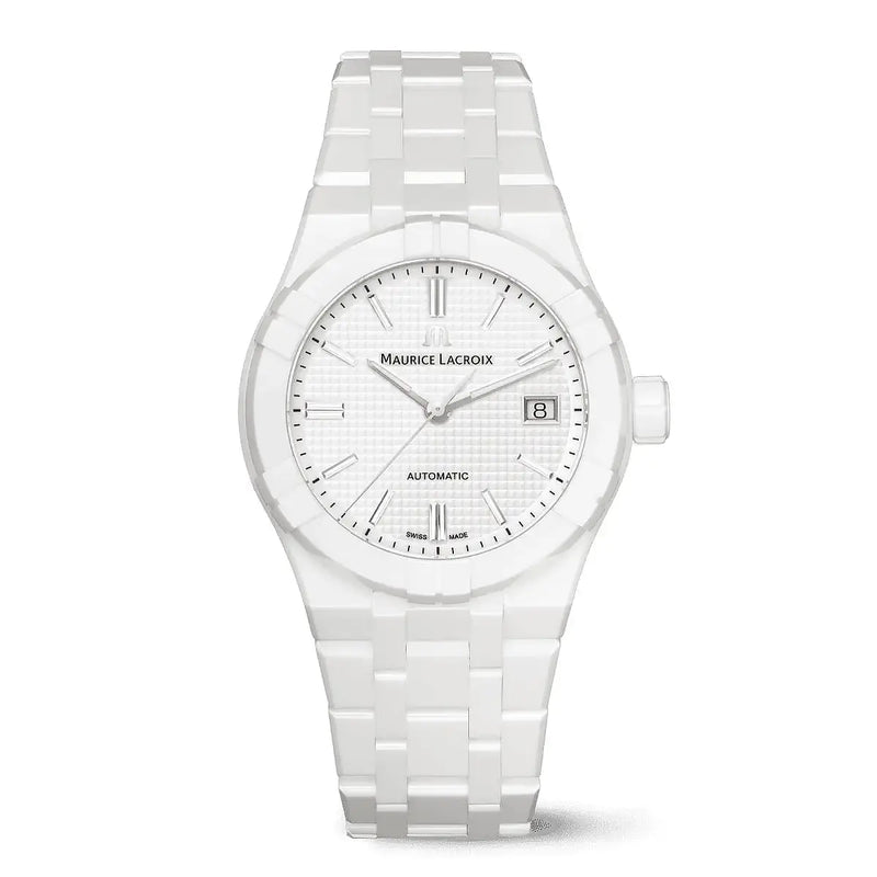 Orologio Maurice Lacroix Aikon Automatic Ceramic 39mm Bianco