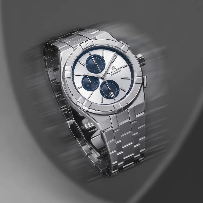 Orologio Maurice Lacroix Aikon Quartz Chronograph AI1118-SS002-230-1