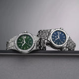 Orologio Maurice Lacroix Aikon Quartz Date 40mm Blu e Verde