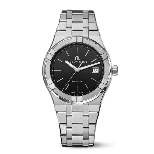 Orologio Maurice Lacroix Aikon Quartz Date 40mm Nero