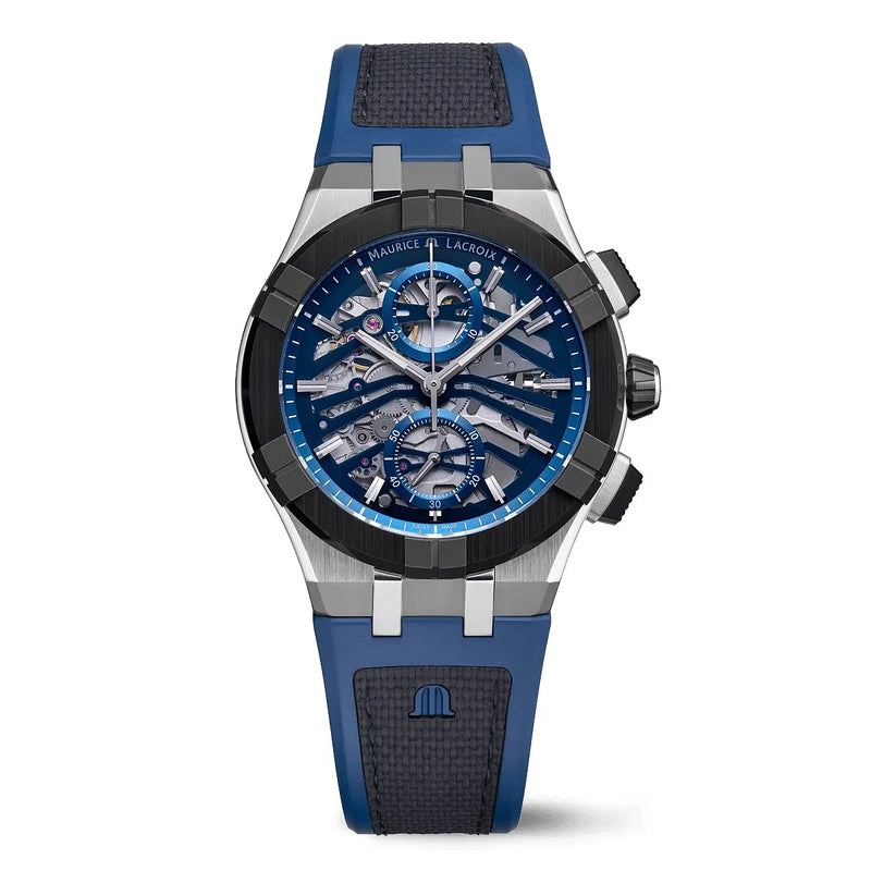 Orologio Maurice Lacroix Aikonic Automatic Chronograph Skeleton AC8018-SSL20-030-4