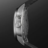 Maurice Lacroix Pontos S Diver vista laterale cassa titanio sabbiato, corone a vite e fondello decorato PT6248-TT03L-330-2