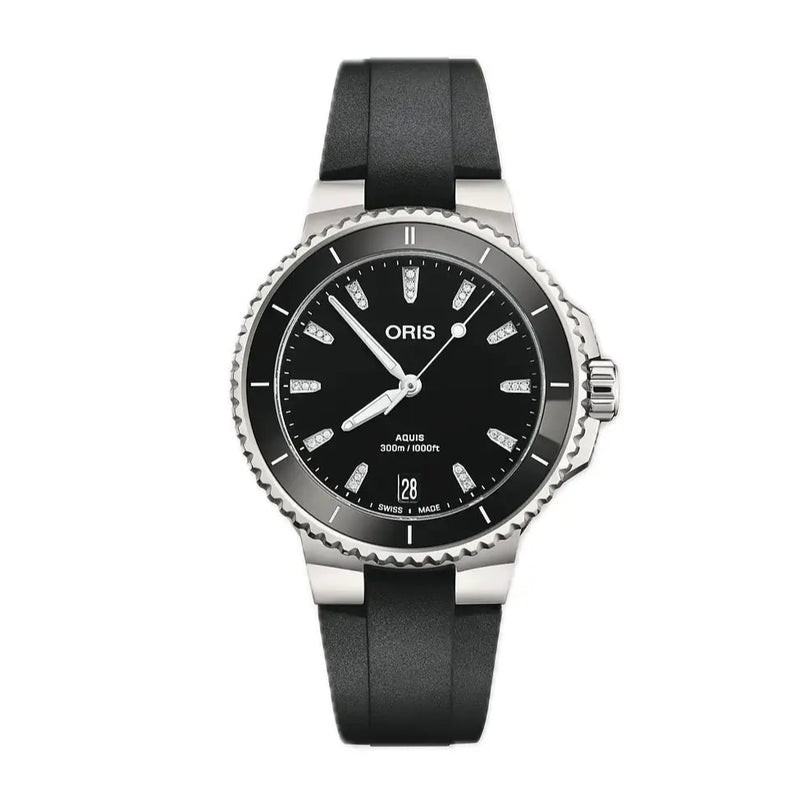 Orologio Oris Aquis Date Diamonds 01 733 7792 4194-07 4 19 64FC