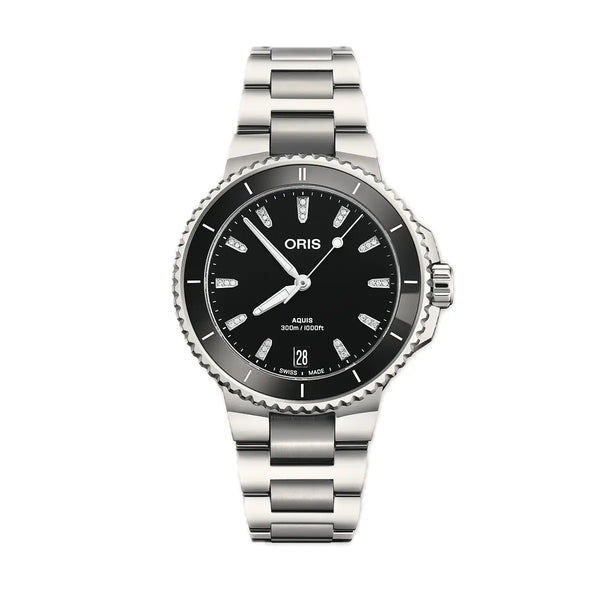 Orologio Oris Aquis Date Diamonds 01 733 7792 4194-07 8 19 05P
