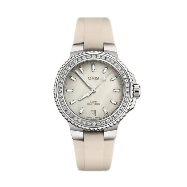 Orologio Oris Aquis Date Diamonds 01 733 7792 4956-07 4 19 61FC