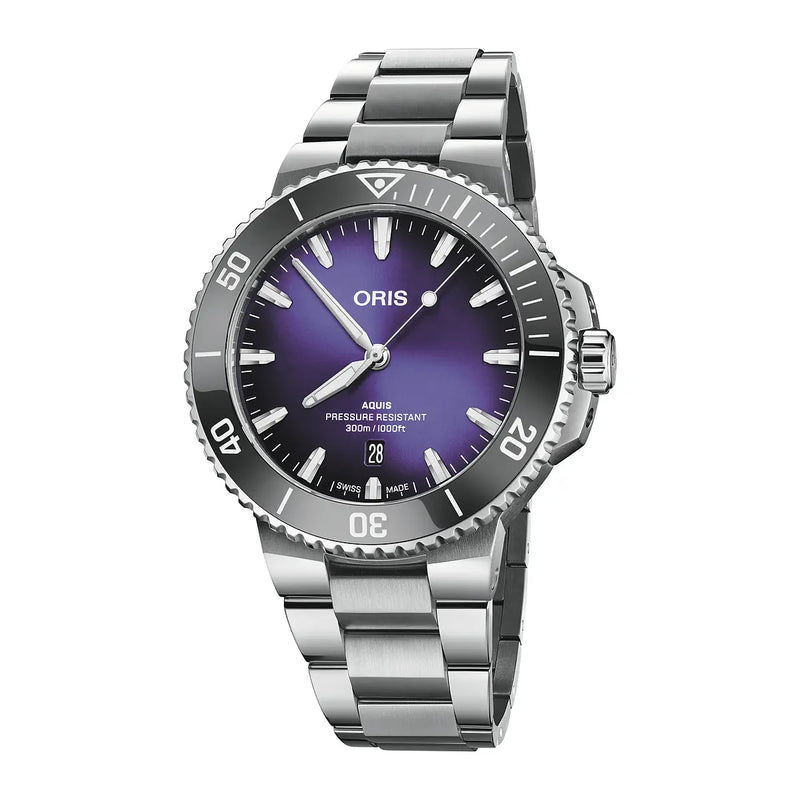 Orologio Oris Aquis Date Taste Of Summer Viola 01 733 7789 4158-07 8 23 04Peb