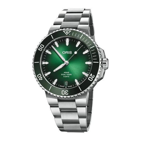 Orologio Oris Aquis Date Verde 01 400 7790 4157-07 8 23 02Peb