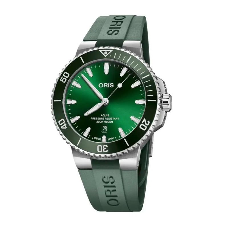 Orologio Oris Aquis Date Verde 01 733 7789 4157-07 4 23 37Fc