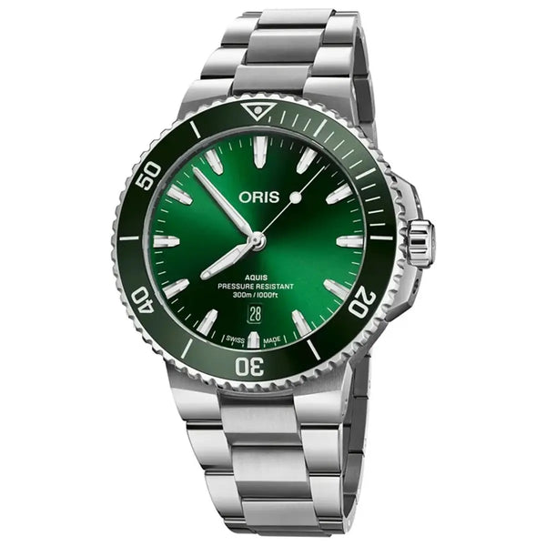 Oris Aquis Date Verde 01 733 7789 4157-07 8 23 04Peb