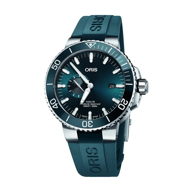 Orologio Oris Aquis Small Second Date Blu 01 743 7733 4155-07 4 24 69Eb