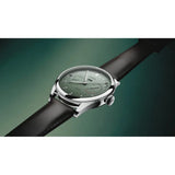 Oris Artelier Calibre 113 orologio quadrante verde con cinturino pelle marrone scuro, cassa acciaio 01 113 7806 4057-07 5 22 96FC
