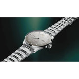 Oris Artelier Complication vista laterale cassa acciaio corona firmata e bracciale integrato 01 782 7811 4051-07 8 20 20