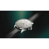 Oris Artelier Complication vista laterale cassa acciaio, quadrante bianco e cinturino pelle marrone 01 782 7811 4051-07 6 20 17FC
