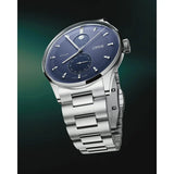 Oris Artelier Complication orologio quadrante blu con fasi lunari e bracciale acciaio spazzolato 01 782 7811 4055-07 8 20 20