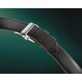 Oris Artelier Complication dettaglio fibbia deployante acciaio con logo su cinturino pelle marrone scuro 01 782 7811 4055-07 6 20 17FC