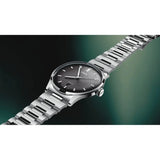 Oris Artelier Date orologio automatico quadrante nero guilloché con bracciale acciaio inossidabile 01 733 7810 4054-07 8 20 20
