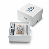 Oris Big Crown Lou Gehrig set completo con cinturino NATO blu grigio, cinturino pelle e confezione dedicata 01 754 7785 4091-Set