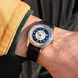 Orologio Oris Big Crown Pointer Date Bullseye 01 754 7779 4061-07 5 19 25 indossato al polso