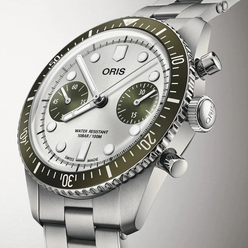Oris Divers Sixty-Five Chronograph 01 771 7791 4051-07 8 20 18 lato