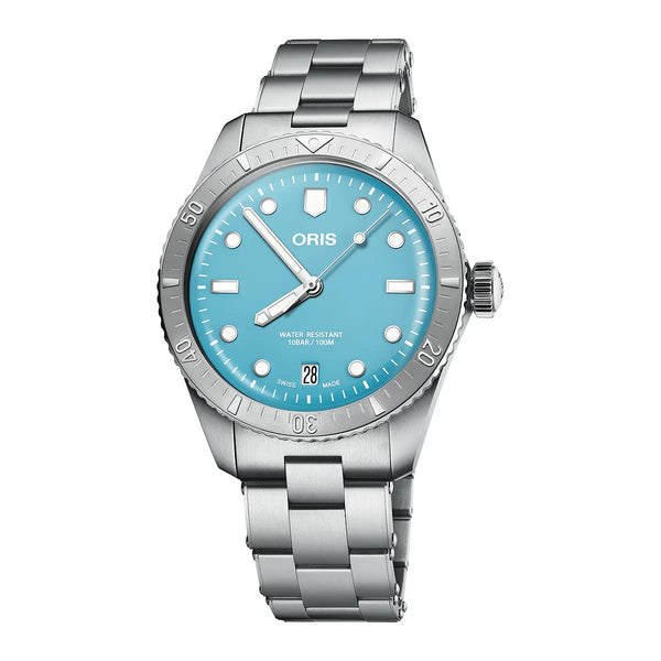 Orologio Oris Divers Sixty-Five Cotton Candy Azzurro 01 733 7771 4055-07 8 19 18