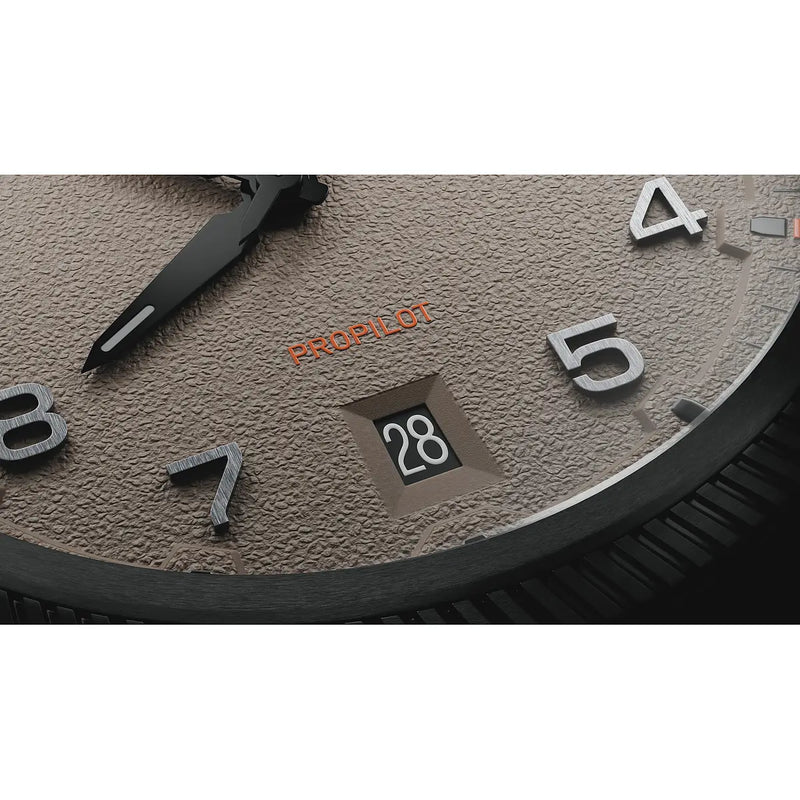 Oris Propilot Desert Edition 01 733 7802 8766-07 4 20 30GLC dettaglio datario