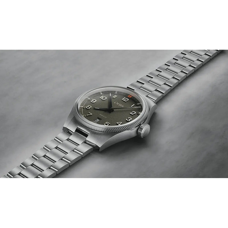Orologio Oris Propilot Date Verde Muschio 41 mm 01 733 7805 4167-07 8 20 04LC intero
