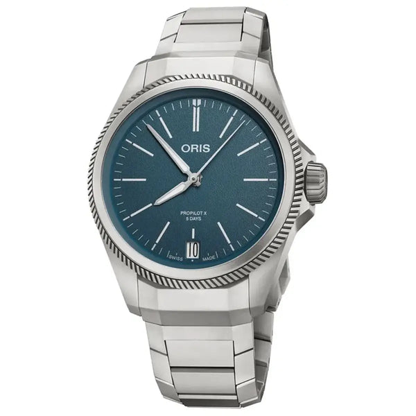 Orologio Oris Propilot X Calibre 400 Blu 01 400 7778 7155-07 7 20 01Tlc