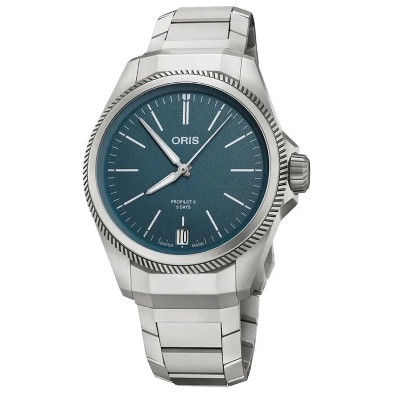 Orologio Oris Propilot X Calibre 400 Blu 01 400 7778 7155-07 7 20 01Tlc