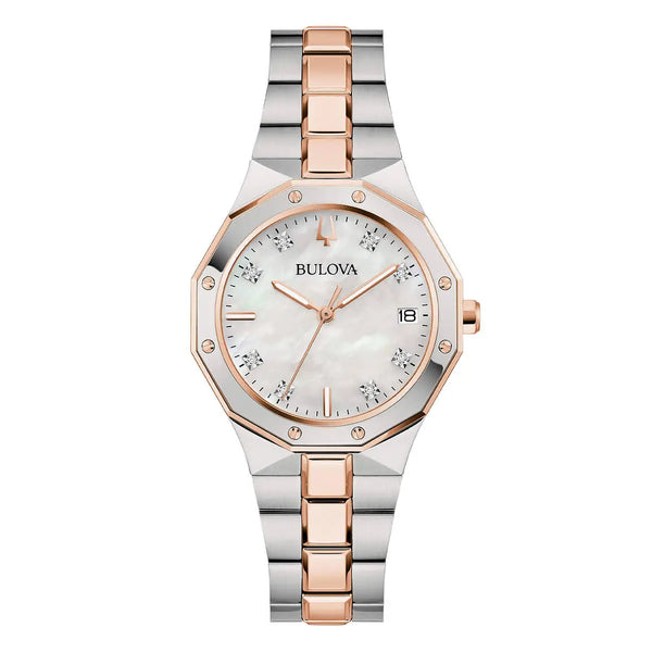 Orologio Orologio Bulova Octagon Bicolore 98P235